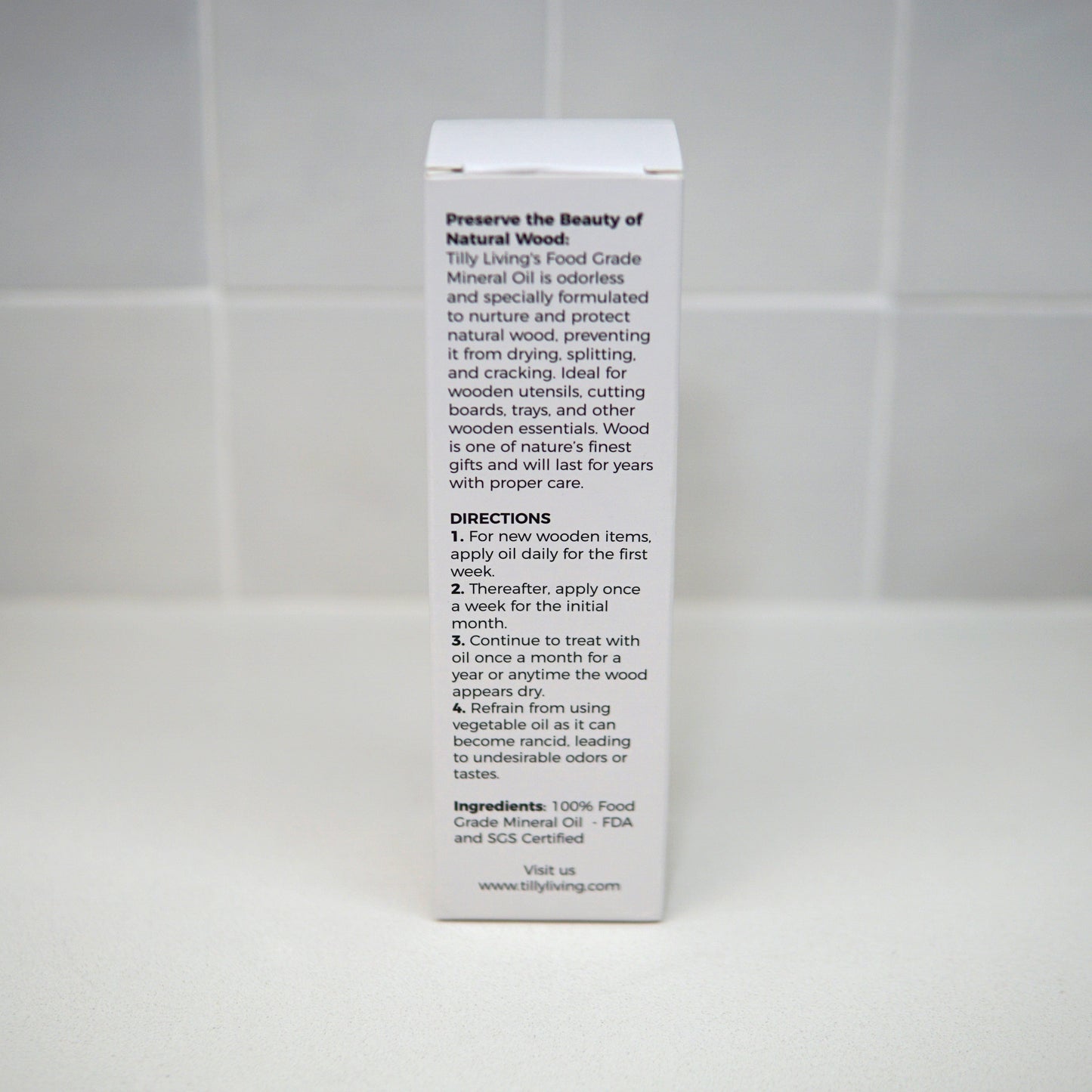 Food Grade Mineral Oil for Wooden Utensils