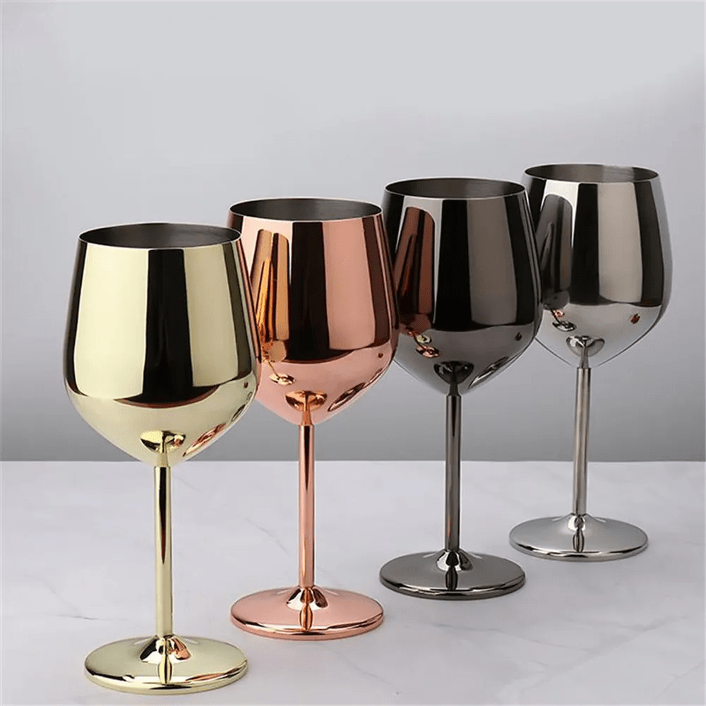 Stainless Steel Wine Goblet  Tilly Living