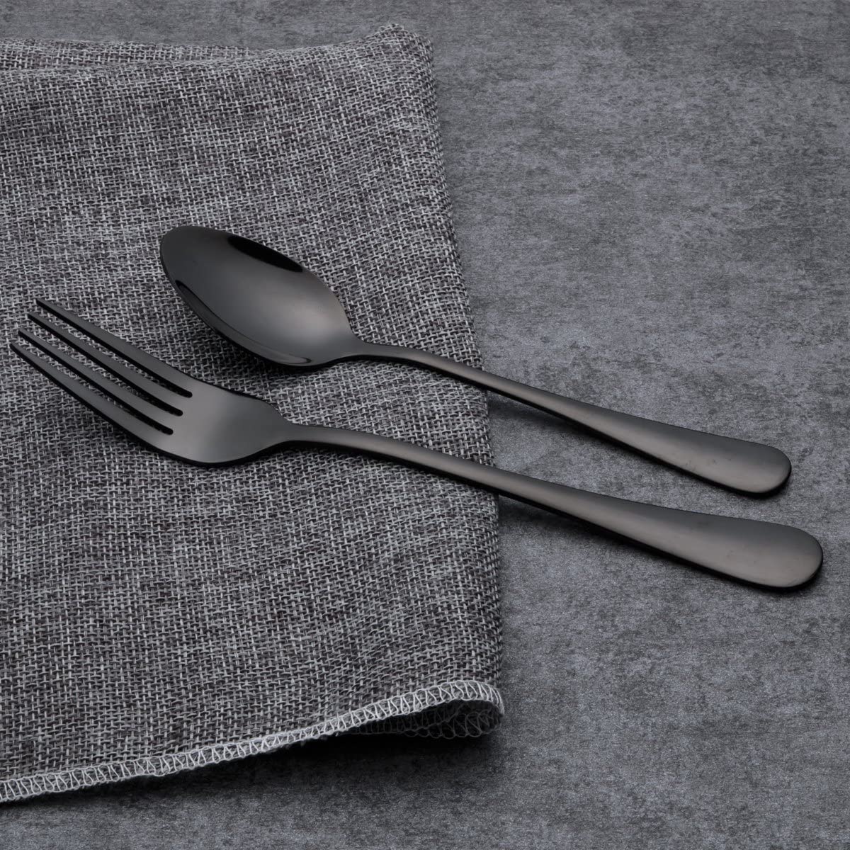 Elevate Your Dining Experience with Tilly Living's Merida Black Silverware Set