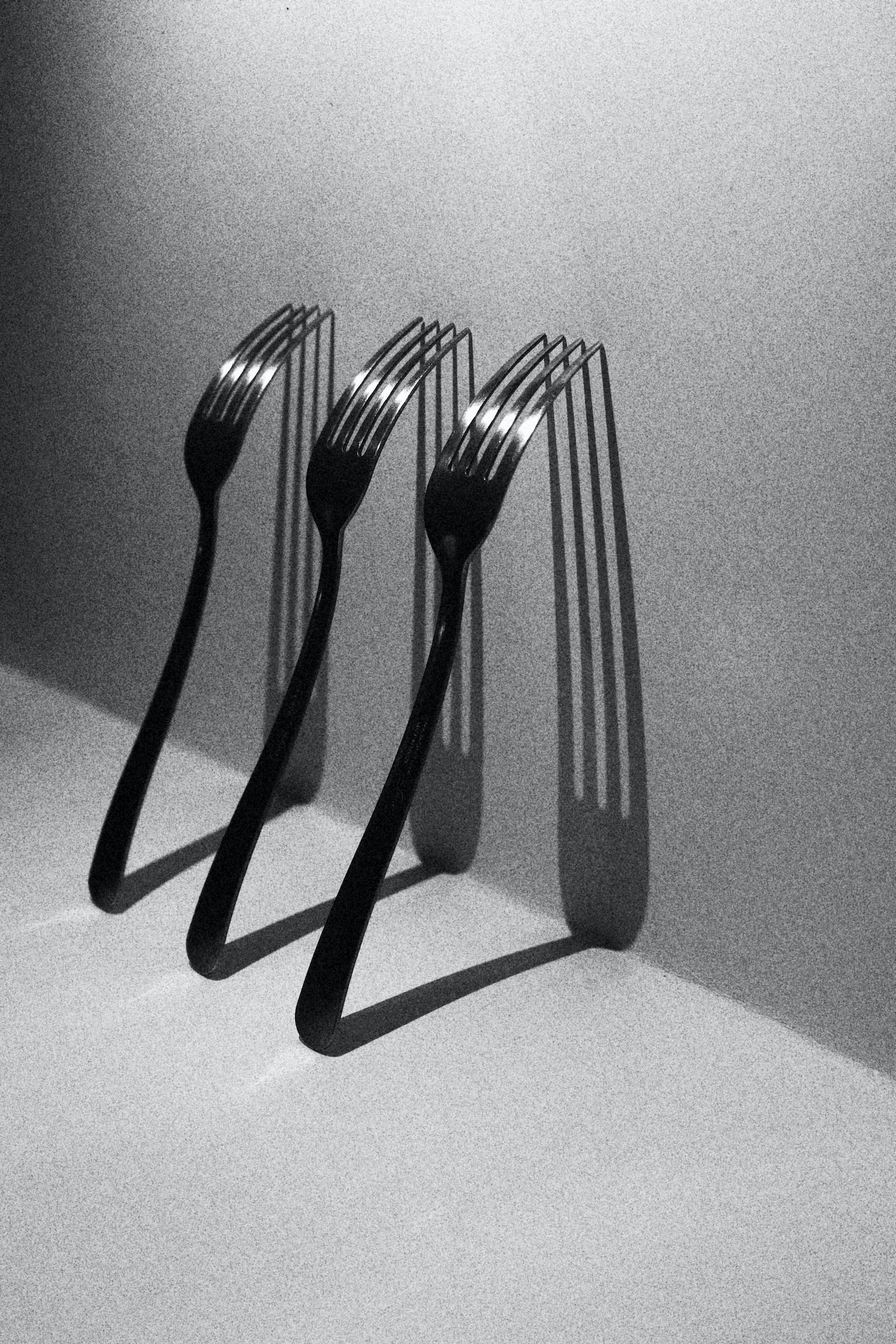black cutlery
