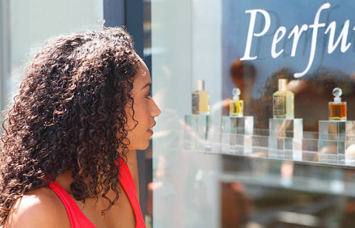 perfume display ideas