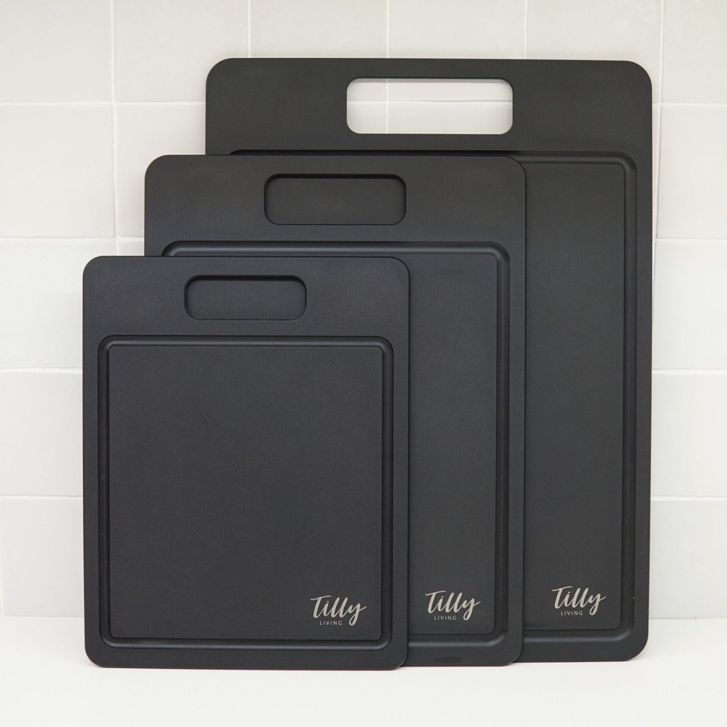 GrainBond Chopping Board Set - Sustainable & Microplastic-Free