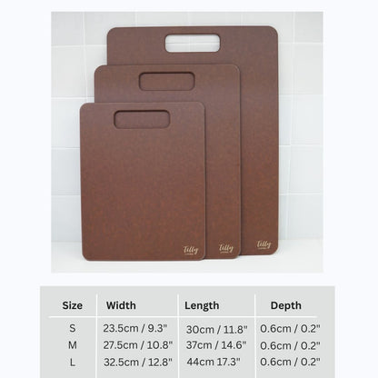 GrainBond Chopping Board Set - Sustainable & Microplastic-Free