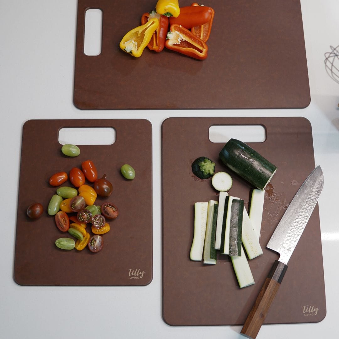 GrainBond Chopping Board Set - Sustainable &amp; Microplastic-Free