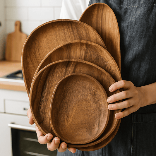 Acacia Wood Serving Plates