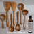 Teak Utensil Set + Mineral Oil Bundle