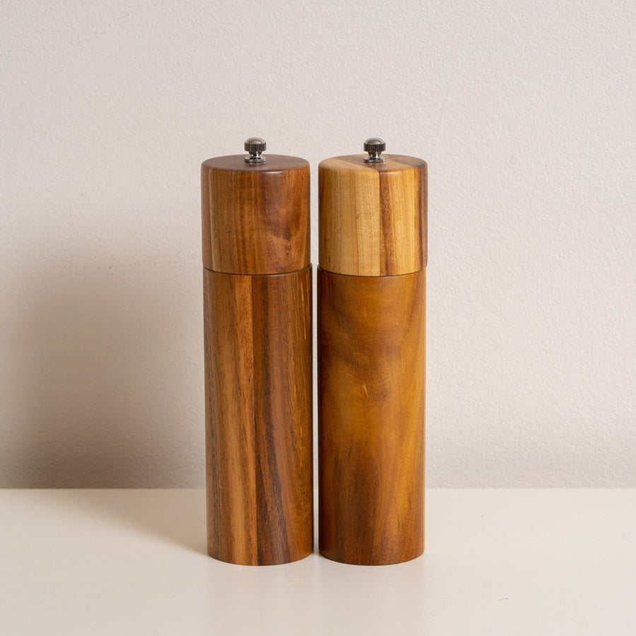 Acacia Wood Salt & Pepper Grinders