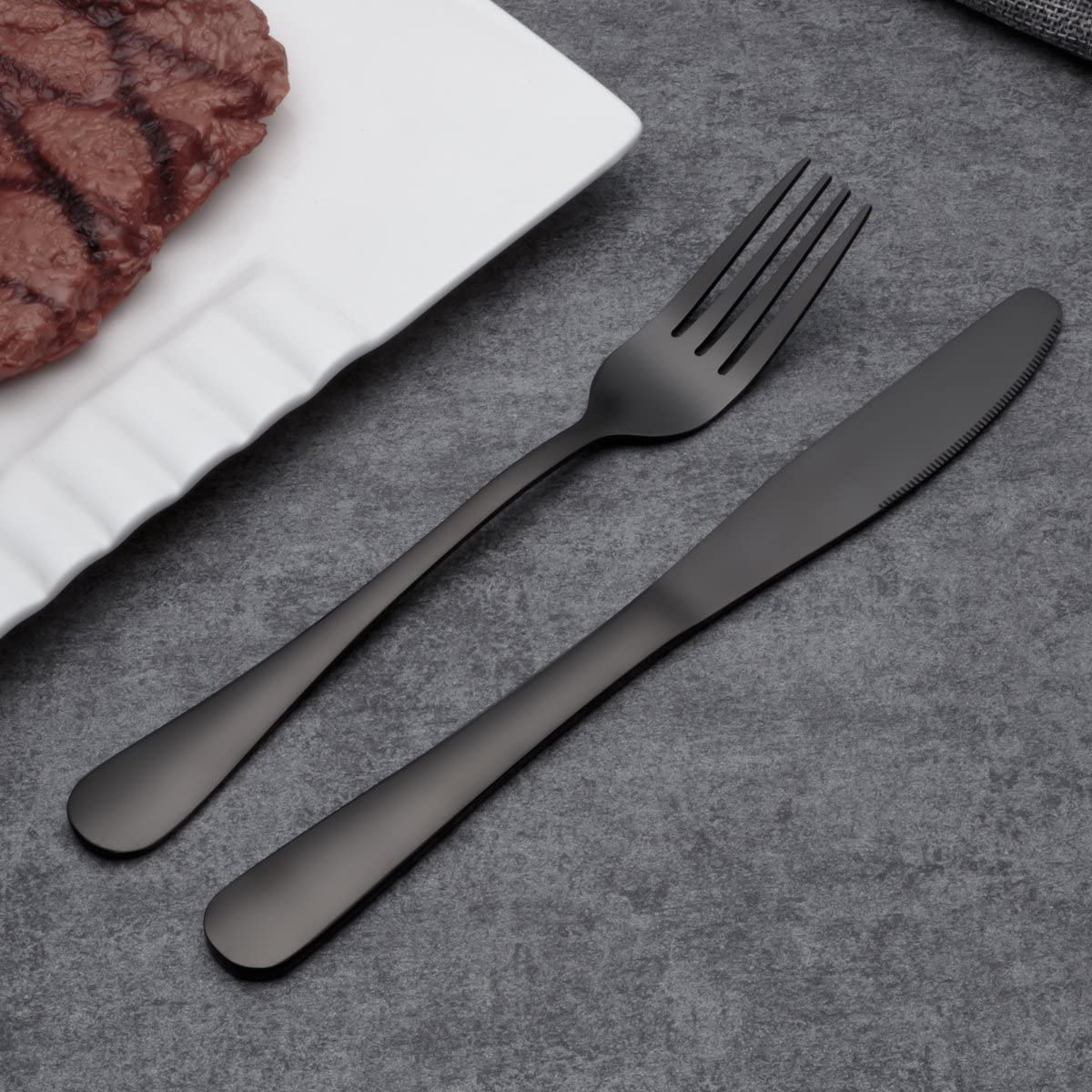Ozarke Living Essence Cutlery Set - Matte Black - 23 requests