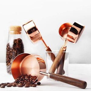 Tag Mercantile Measuring Spoon Set of 4 Copper