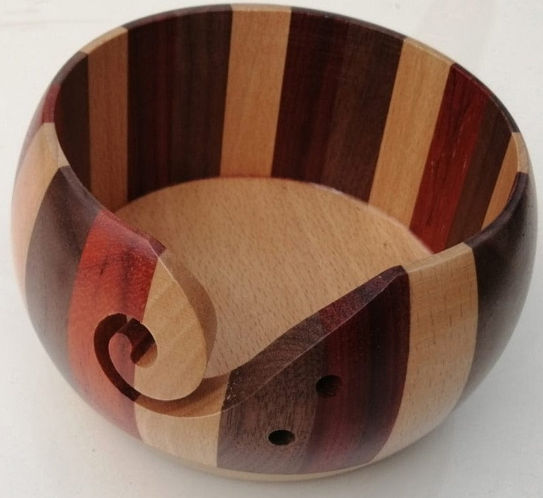 Wooden Yarn Crochet Holder