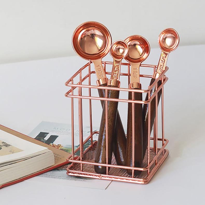 Copper Measuring Cups/Spoon Set