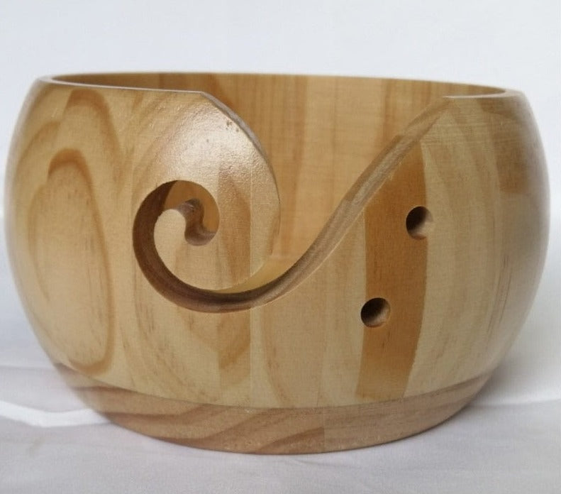 Wooden Yarn Crochet Holder