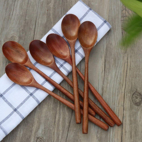 6 piece Set | Soup Spoon Wooden Set | Tilly Living