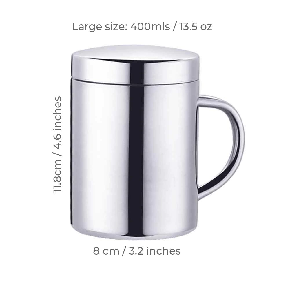 Stainless Steel Coffee Mug | Spill Proof Mug | Tilly Living