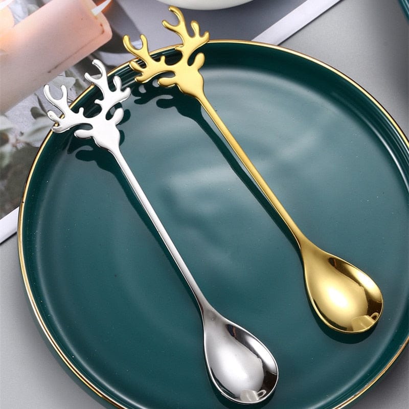 Reindeer Stainless Steel Spoons