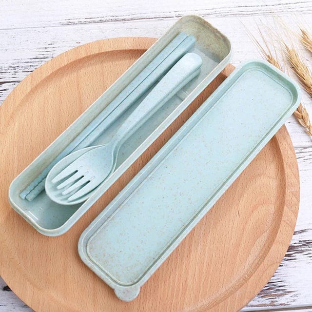 Wheat Straw Reusable Cutlery Set 