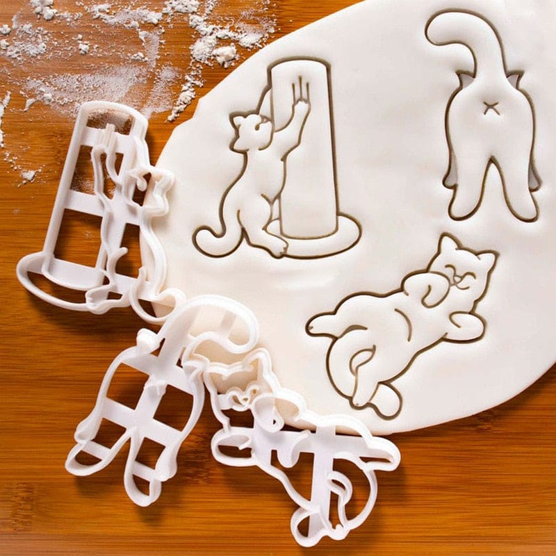 Cat Cookie Cutter - 3 Piece Set