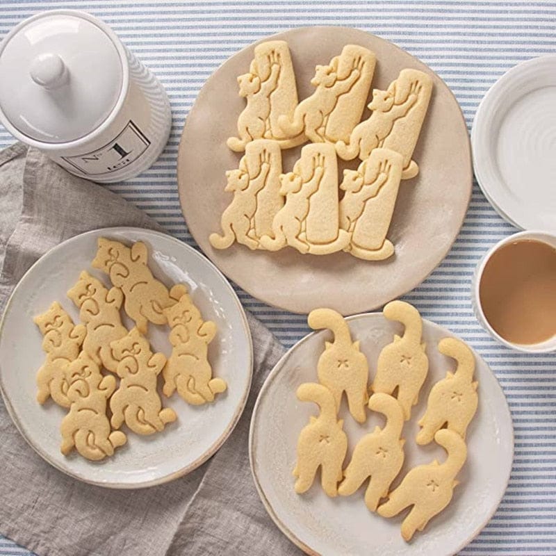 Cat Cookie Cutter - 3 Piece Set